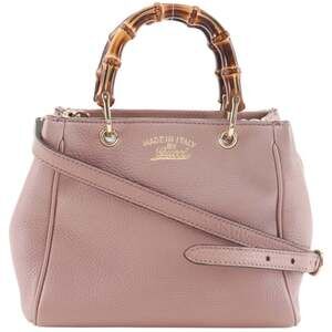 GUCCI Pink Bamboo Bag